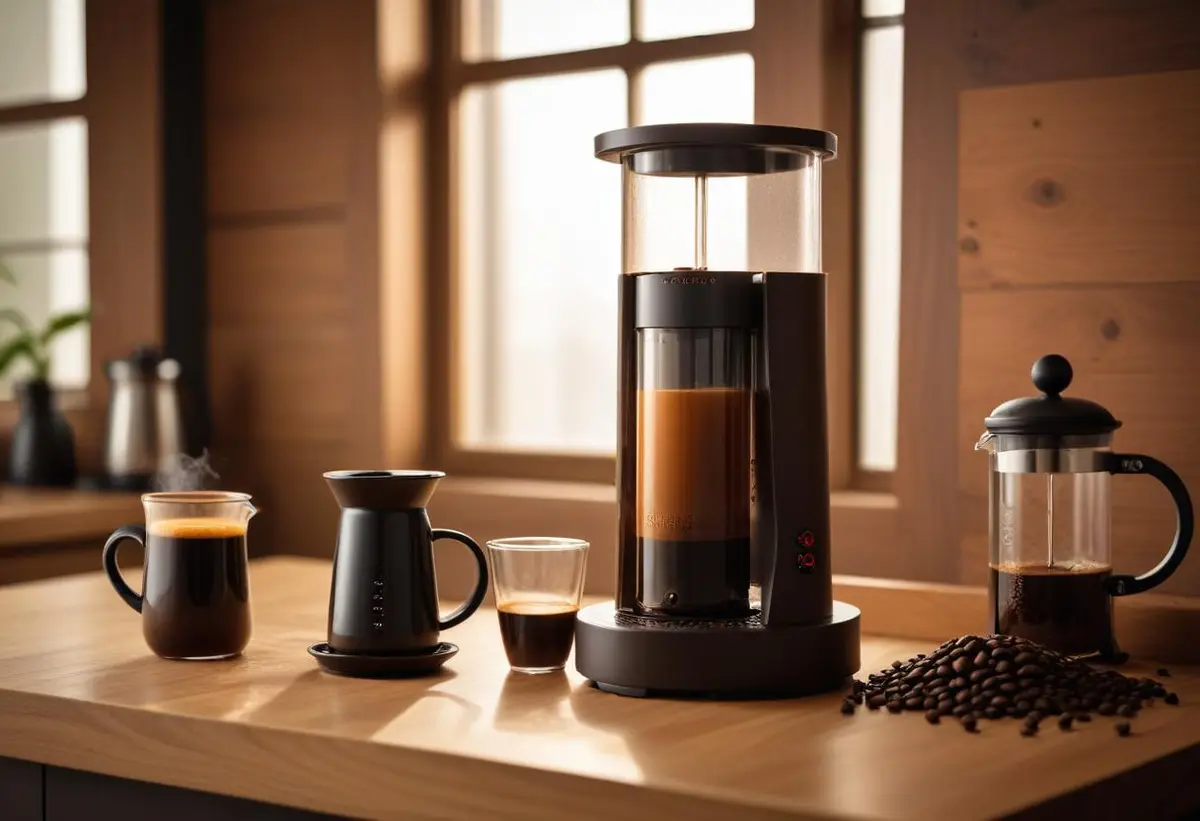 Så gör du den perfekta koppen aeropress kaffe! illustration