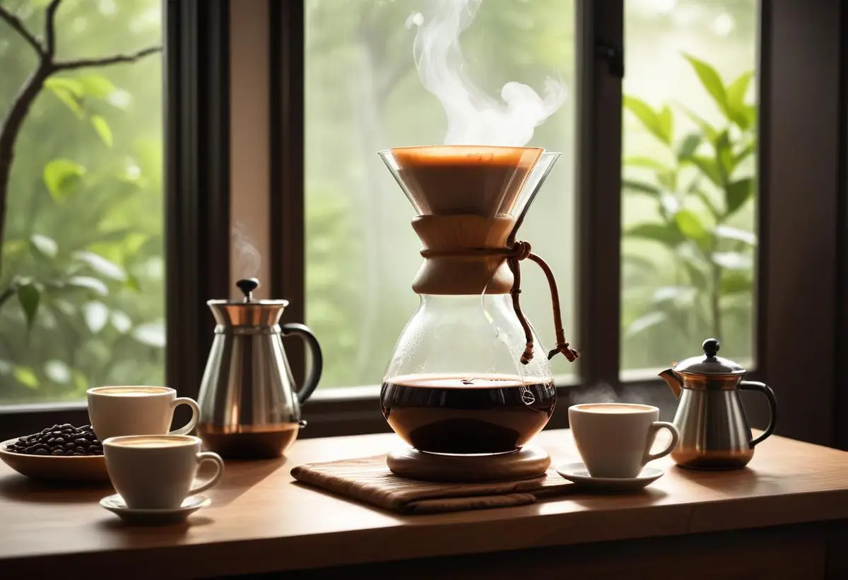 Så här brygger du perfekt chemex kaffe varje gång illustration