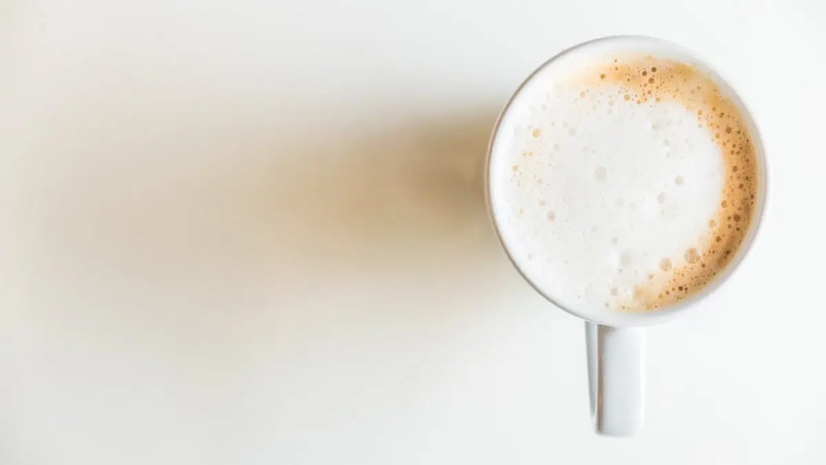 Flat white kaffe - enkelt och gott illustration