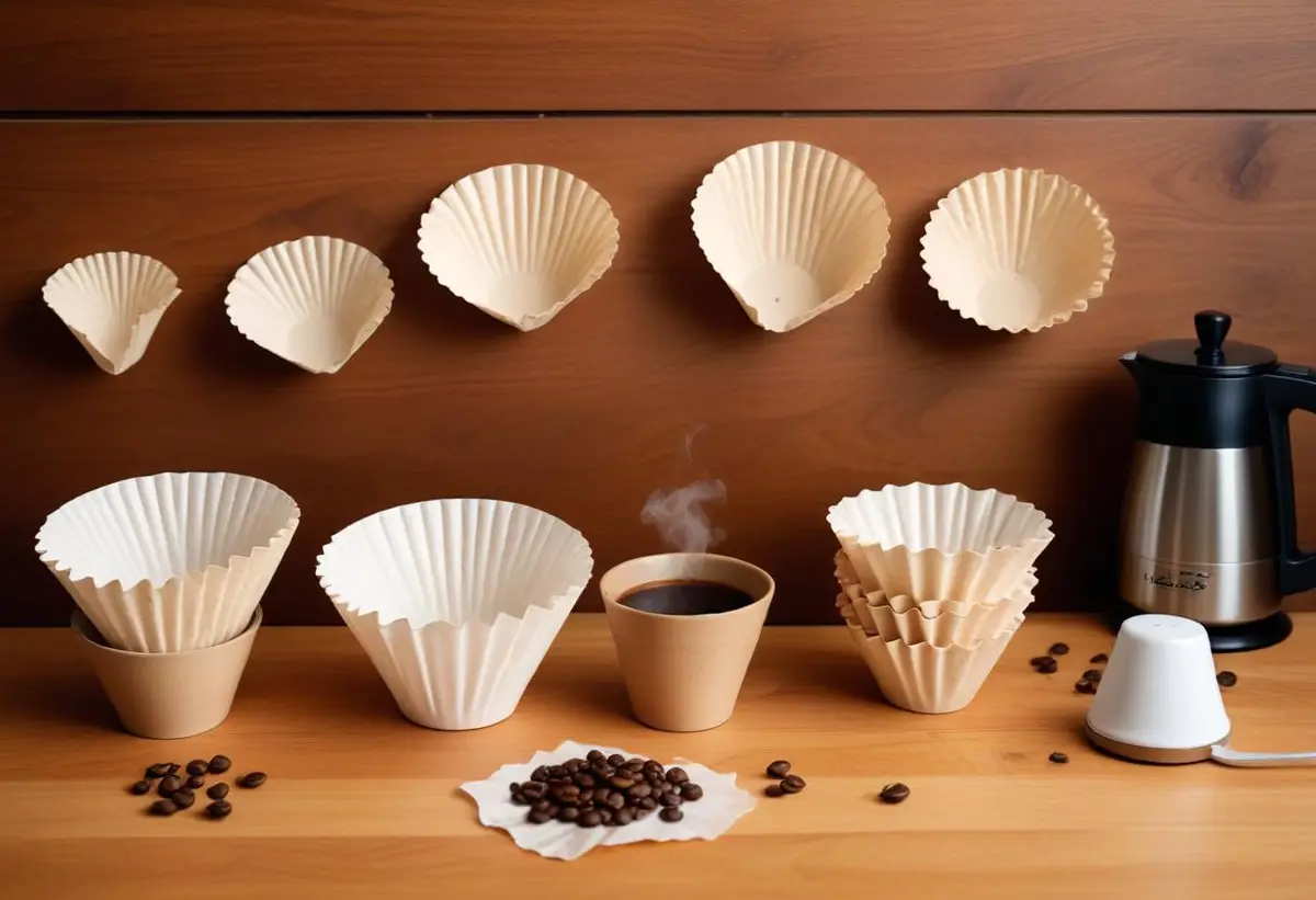 Kaffefilter storlek illustration